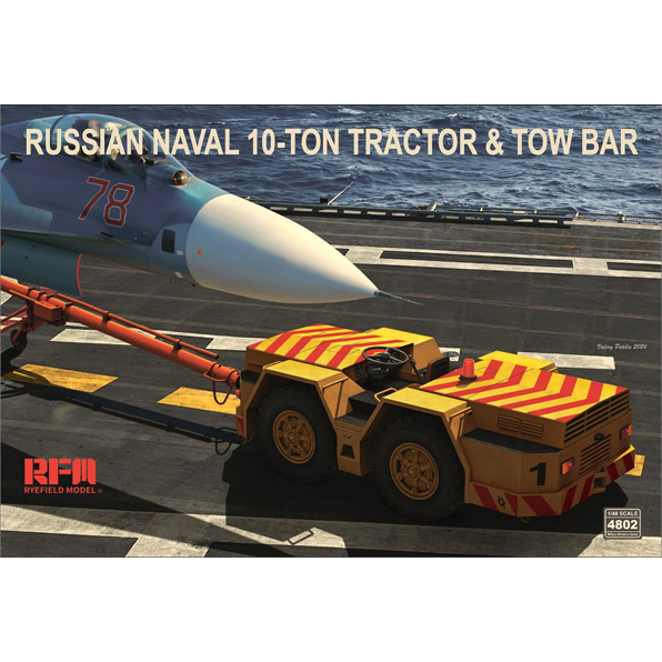 Russian Naval 10-Ton Tractor and Tow Bar