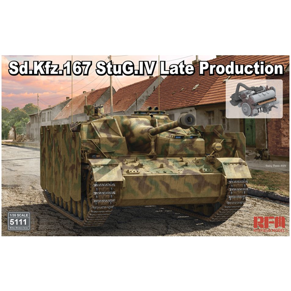 Sd.Kfz.167 StuG.IV Late Production w/Engine/Workable Tracks