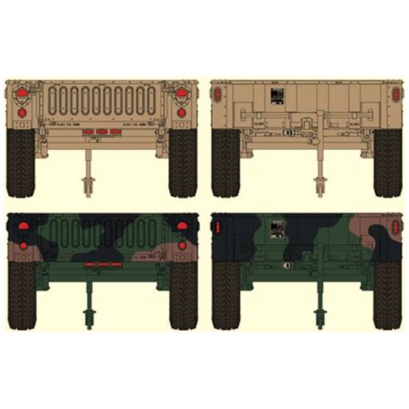 M1101/M1102 Light Tactical Trailer for HMMWV/JLTV Series