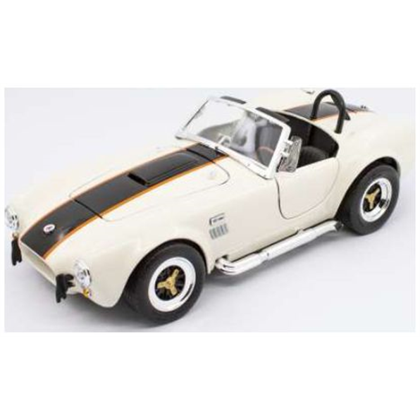 Shelby Cobra 427 S/C Cream w/Black Stripes 1964