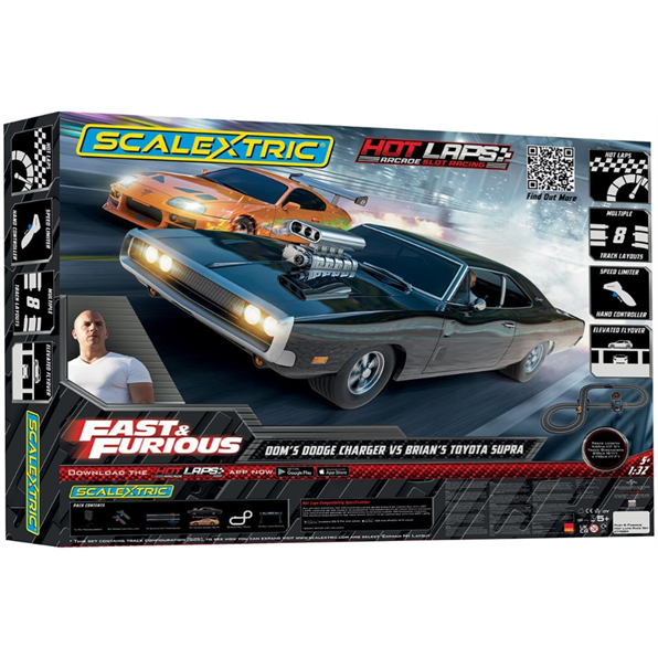 Scalextric Fast and Furious Hot Laps Race Standard Analogue Set