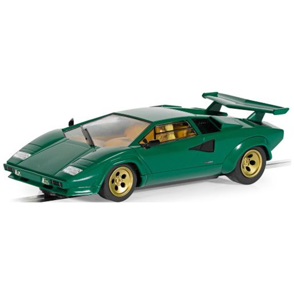 Lamborghini Countach - Green in Clear Box