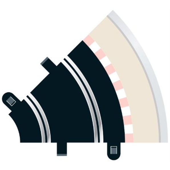 Radius 1 Curve 45  x 2