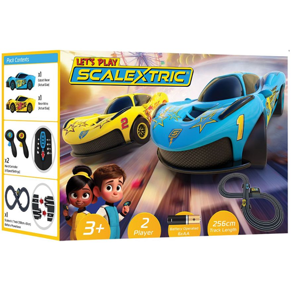 My First Scalextric Let's Play! Battery Powered Race Set