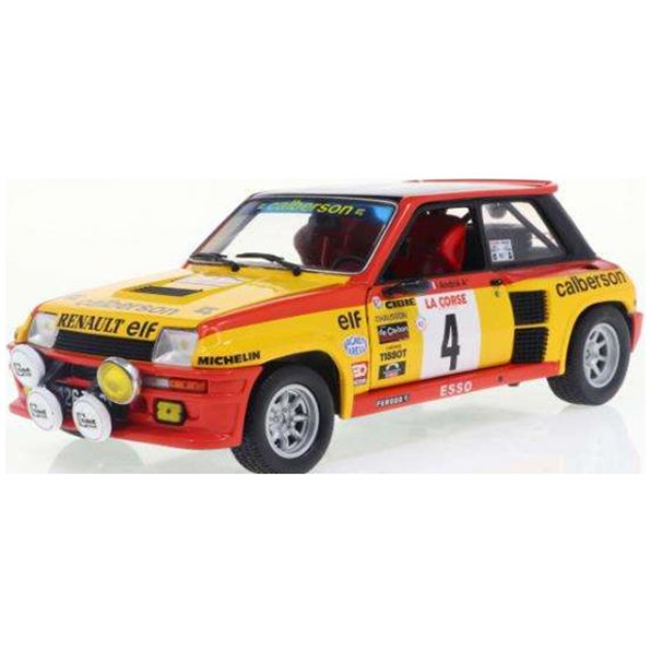 Renault 5 Turbo Yellow #4 Ragnotti/Andrie Tour De Corse 1980