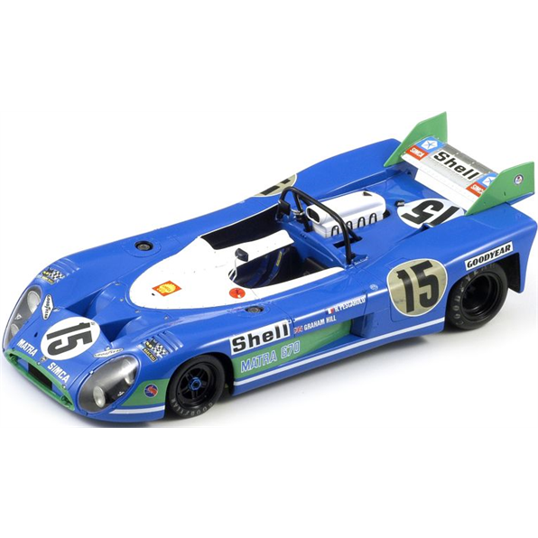 Matra Simca MS 670 #15 Winner 24H Le Mans 1972 H. Pescarolo/G. Hill