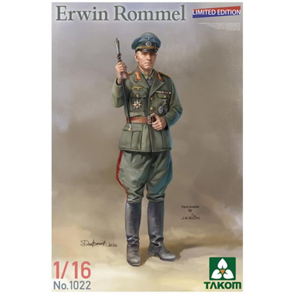 Erwin Rommel WWII German Field Marshal Limited Edition Figure