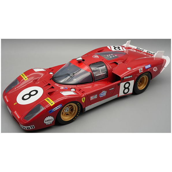 Ferrari 512 S Long Tail Team Spa Ferrari i Sefac 24h Le Mans 1970 #8 Merzario/Regazzo