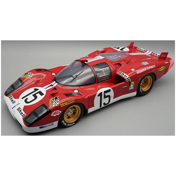 Ferrari 512 S Long Tail Filippinetti 24h Le Mans 1970 #15 Parkes/Muller