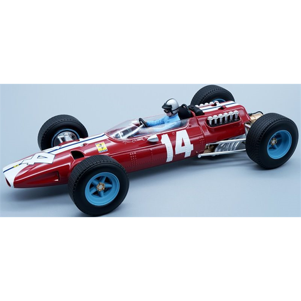 Ferrari 512 F1 GP USA Team NART 1965 #14 Pedro Rodriguez w/Driver Figure