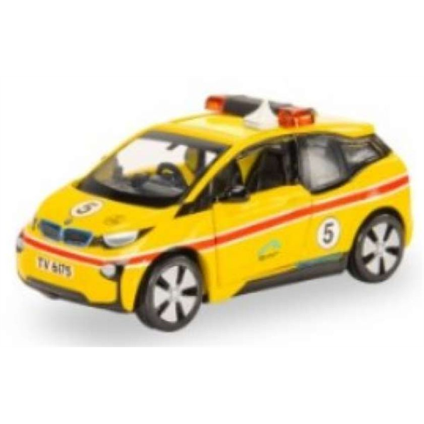 BMW i3 Hong Kong Airport Airfield Patrol Vehicle Yellow