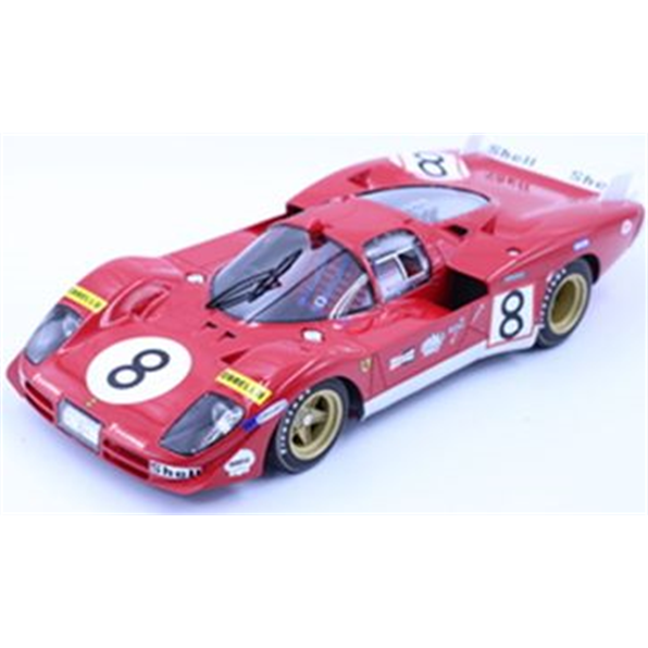 Ferrari 512S #8 A.Merzario/C.Regazzoni 24HRS Le Mans 1970 w/Open Engine