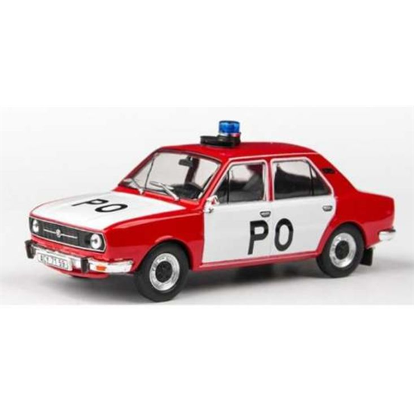 Skoda 105L Fire Brigade Red/White 1976