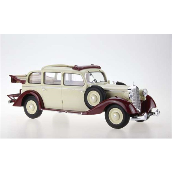 Mercedes 260D Pullman Landaulet 1936 Open Beige + Brown Interior