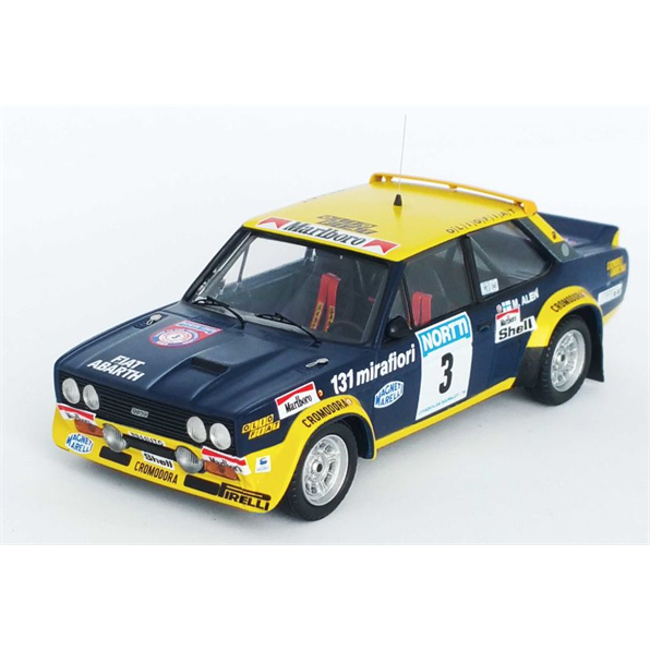 Fiat 131 Abarth 1st 1000 Lakes Rally 1976 Markku Alen Ilkka Kivimaki