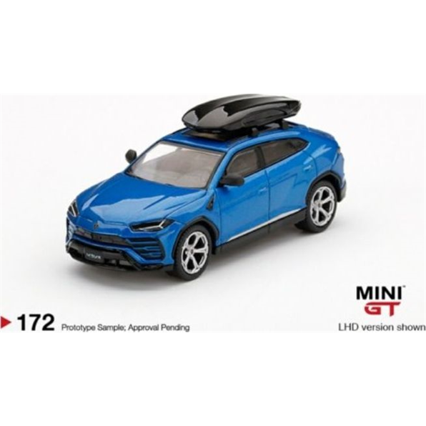 Lamborghini Urus Blu Eleos w/Roof Box (LHD)