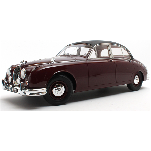 Jaguar MkII / MK2 Maroon With Black Roof Famous Detective - UK Exclusive - 120pcs