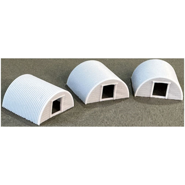 Corrugated Pig Arks (Huts) (x3)