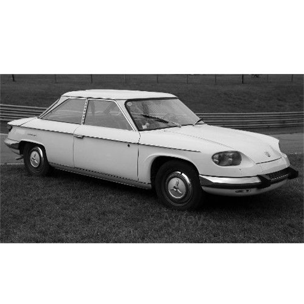 Panhard 24 BT, dark red/white , 1964