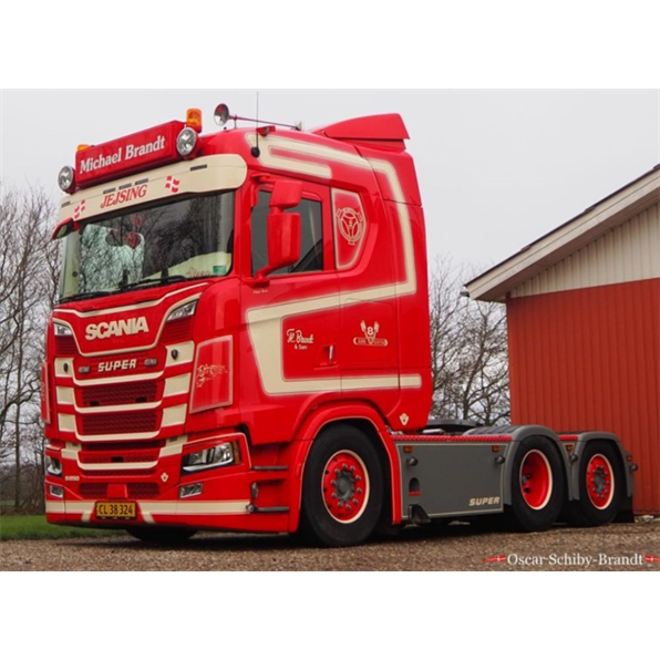 Scania S Normal CS20N 6X2 Tag Axle 'FL. Brandt + Son'