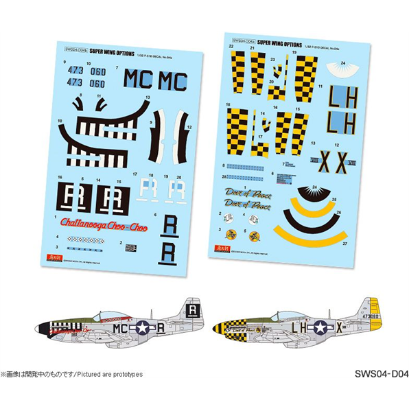 Swop P-51D Marking Set 4 Plastic Kit